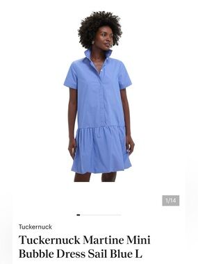 Tuckernuck Sail Blue Martine Mini Dress